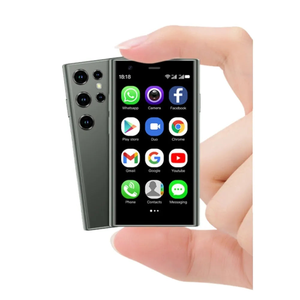S23PRO XS15 mini smartphone in black, green, or pink purple with Android OS and 3G WIFI connectivity