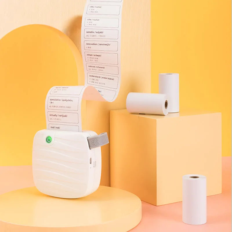 Three rolls of 57mm thermal paper for small thermal printers