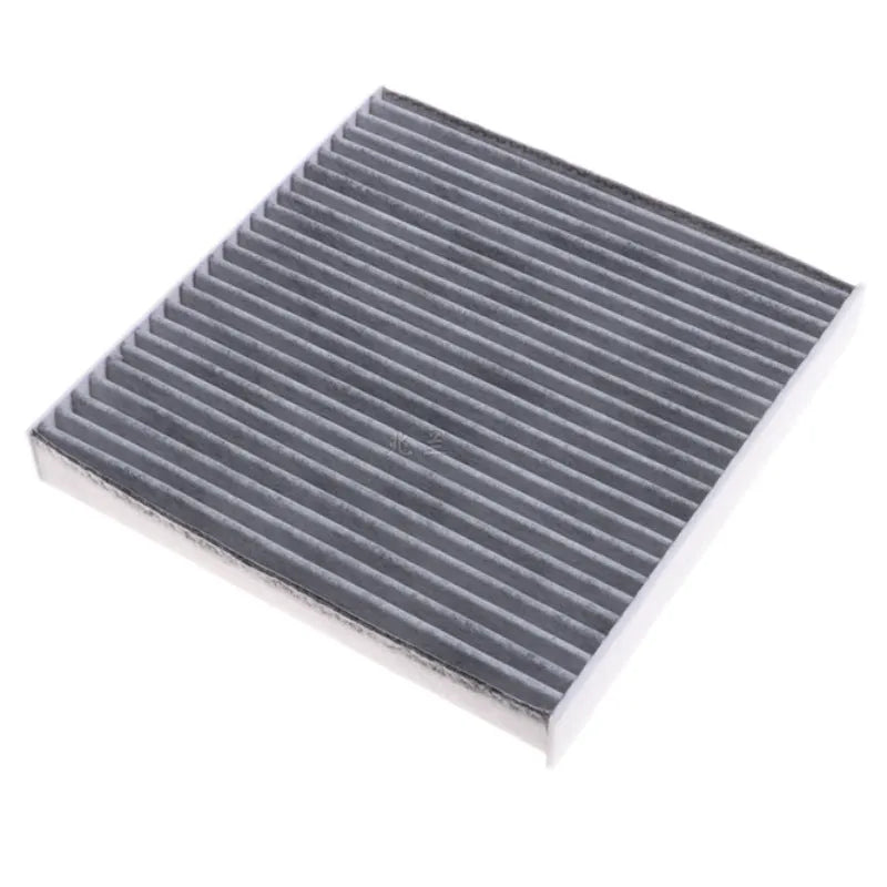 Grey grid car air conditioning filter for Geely GL GS models, dimensions 215x210x30mm