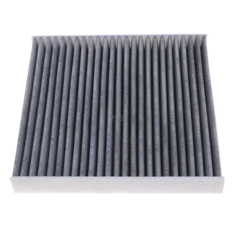 Grey grid car air conditioning filter for Geely GL GS models, dimensions 215x210x30mm