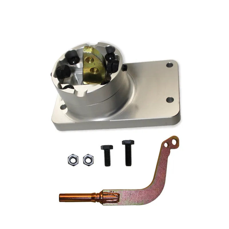 Silver aluminium alloy quick short rod shift lever for Horton vehicles