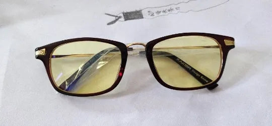 Anti blue light glasses with TR90 frame in Bright Black colour, full frame, unisex design