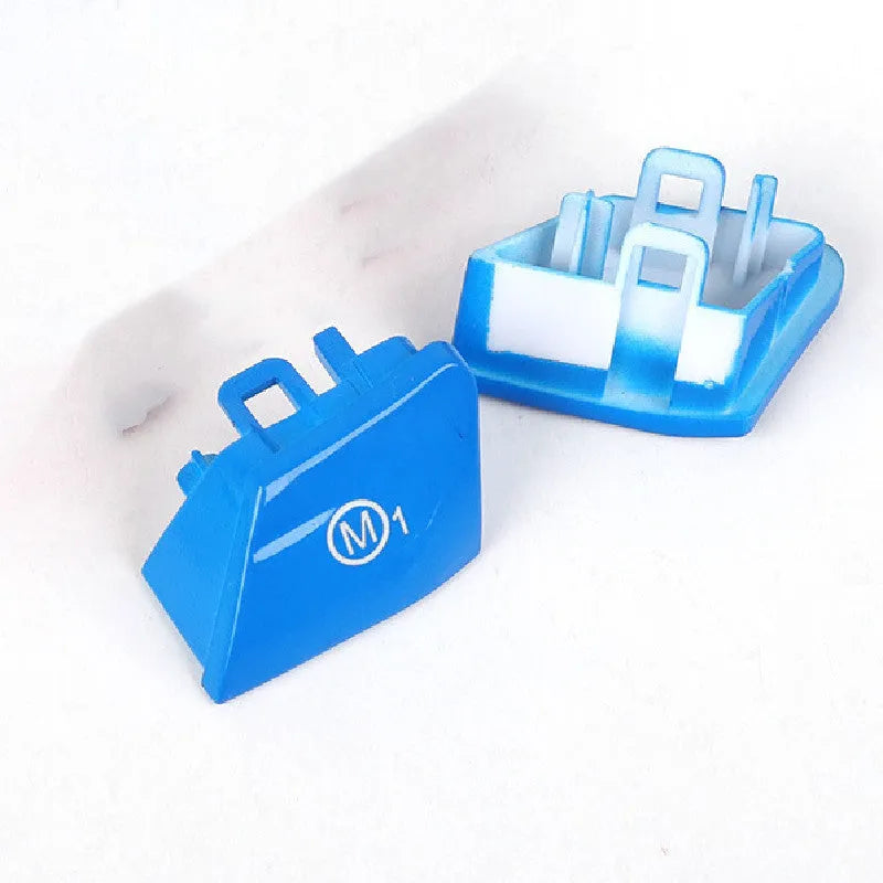 BMW steering wheel M1 M2 button accessories in red and blue colours for F30 F34 models