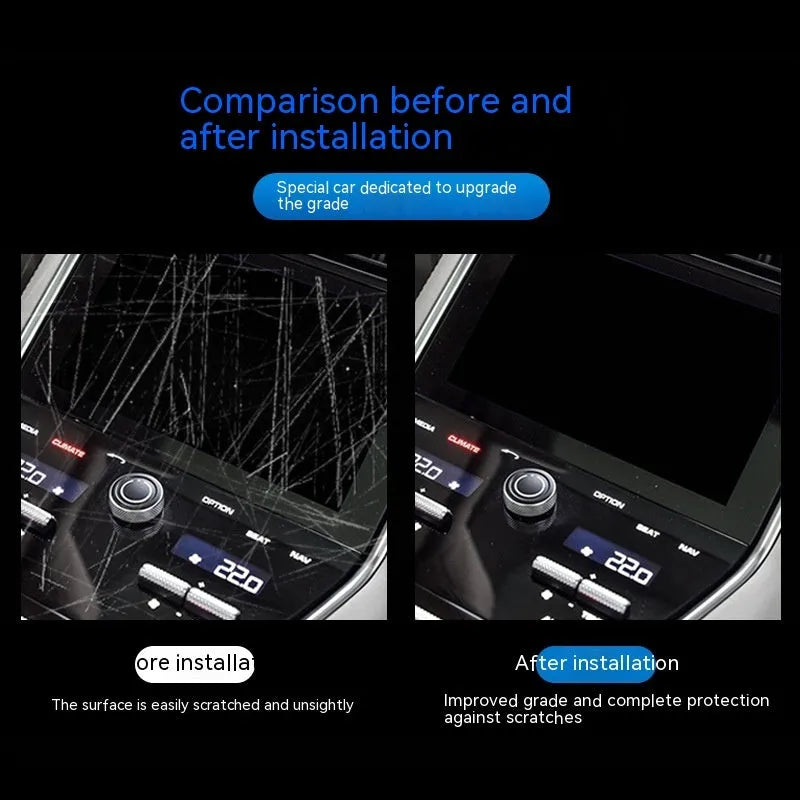 Transparent TPU protective film for BMW 3 Series dashboard and central control panel
