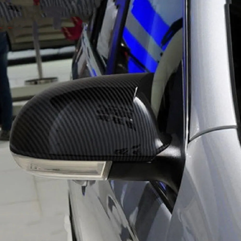 Volkswagen Sagitar reflector shell housing pair in horn bright black plastic for 2006-2011 models