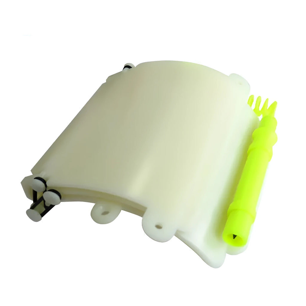 White luminous underwater writing wristboard for scuba diving communication with pencil