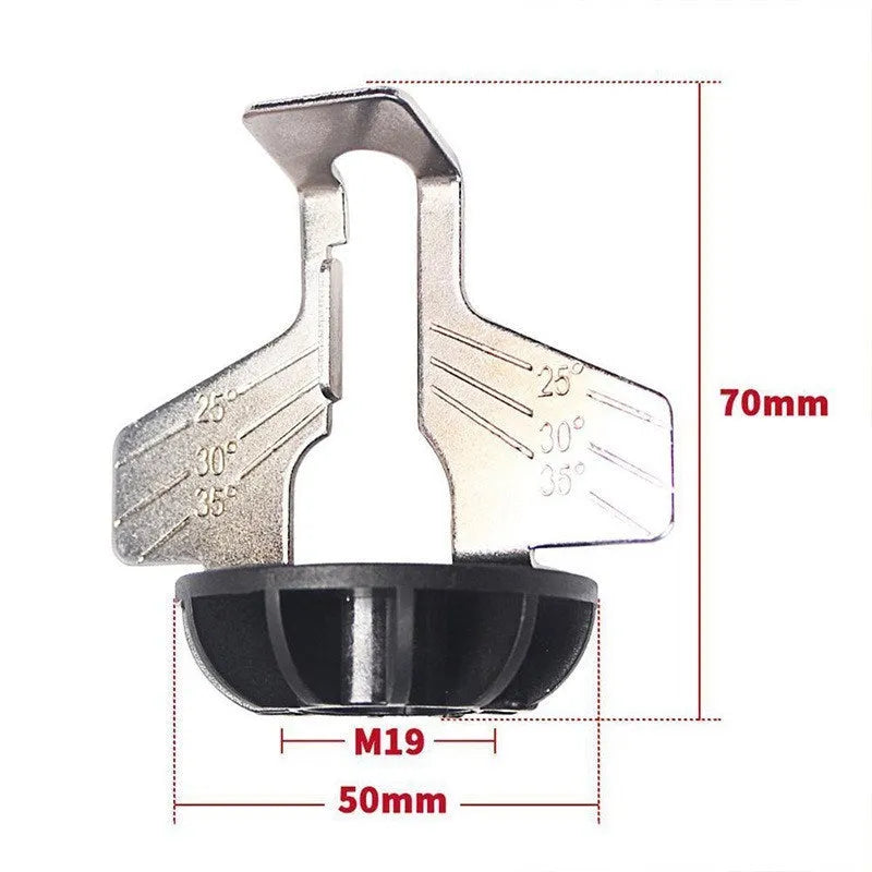 Silver-colour electric chain grinder accessories with metal construction for band saw blade sharpening