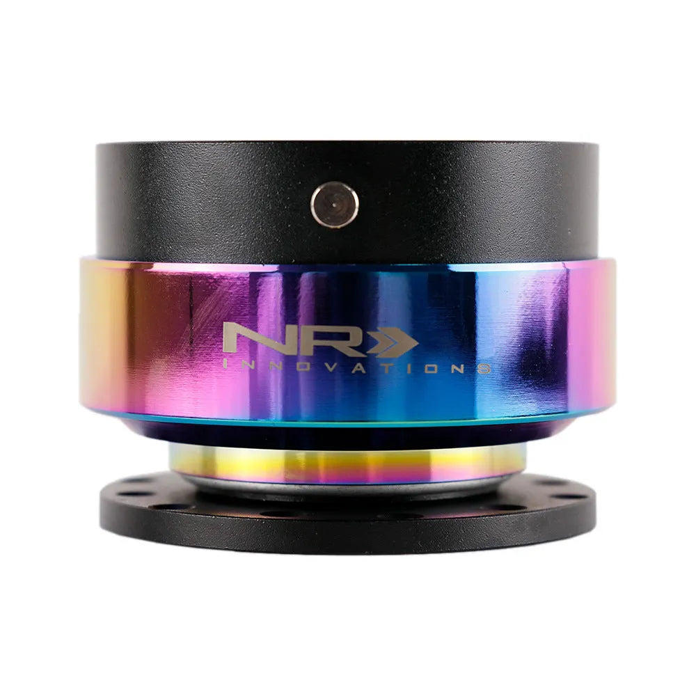 Colourful car steering wheel quick-release device with heightening connection base
