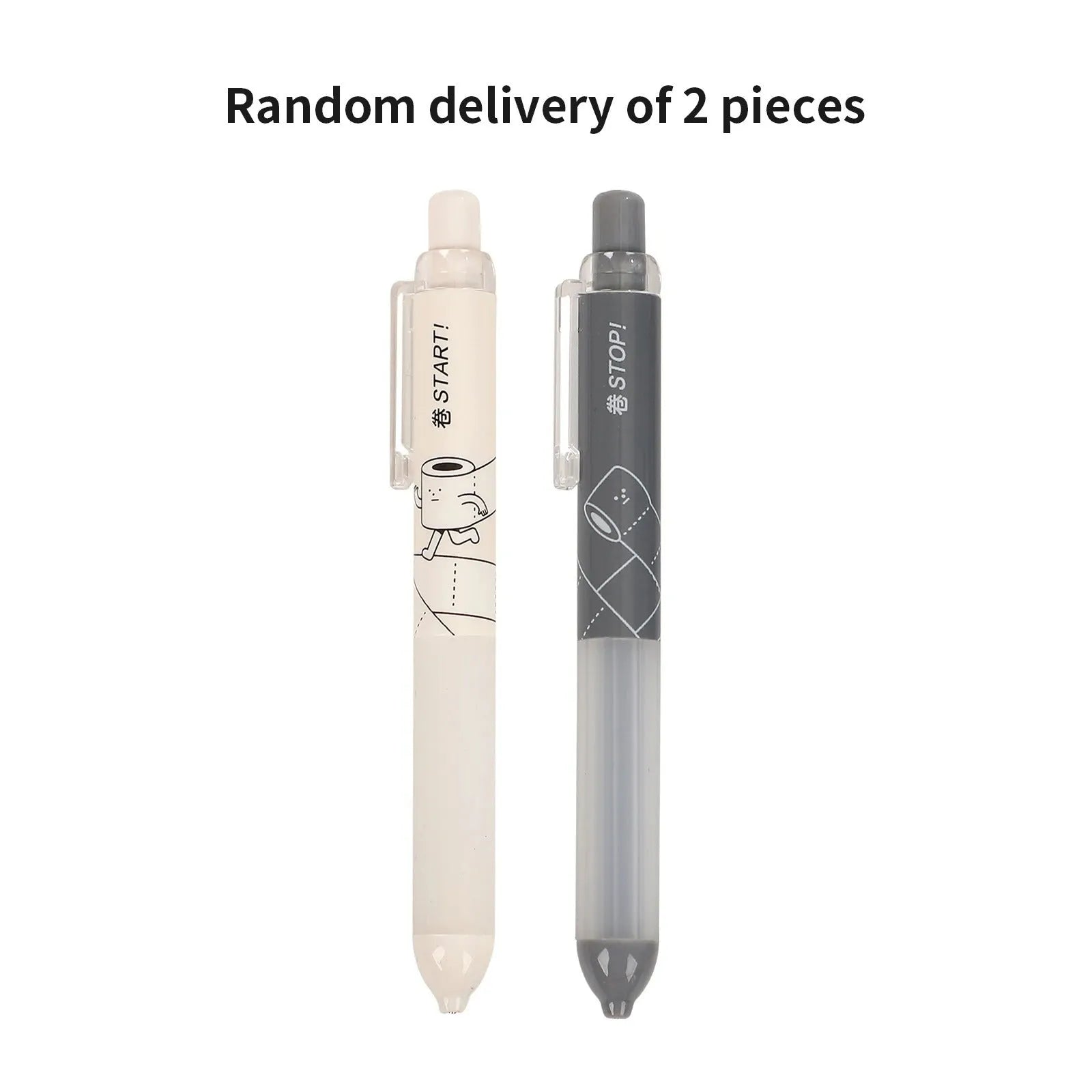Automatic pencil with cloud grip design in black or white colour, 0.5mm HB lead for writing