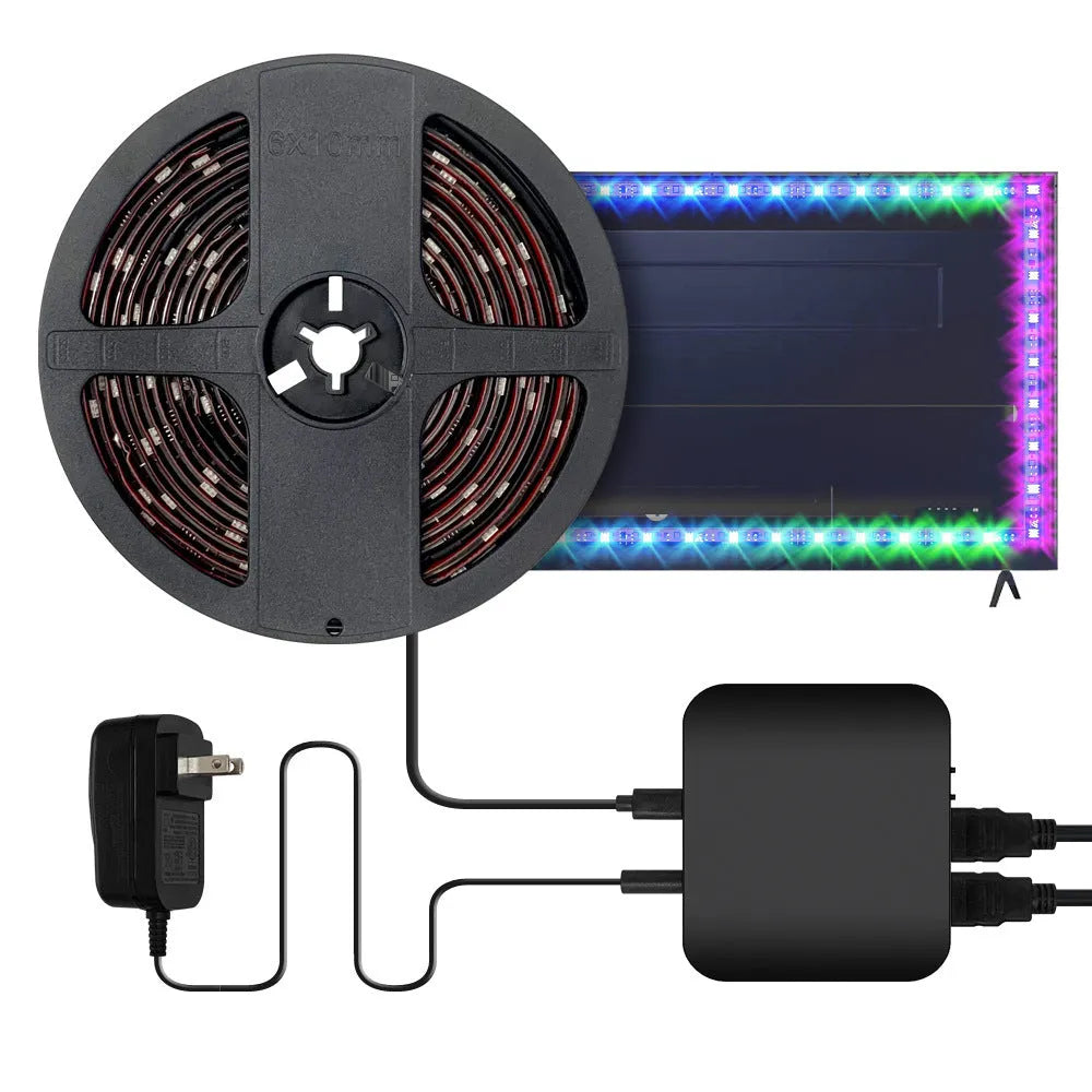 Smart Wi-Fi TV backlight strip in three lengths for 40 to 80 inch televisions