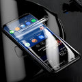 Transparent matte hydrogel screen protector for curved Samsung Galaxy phone