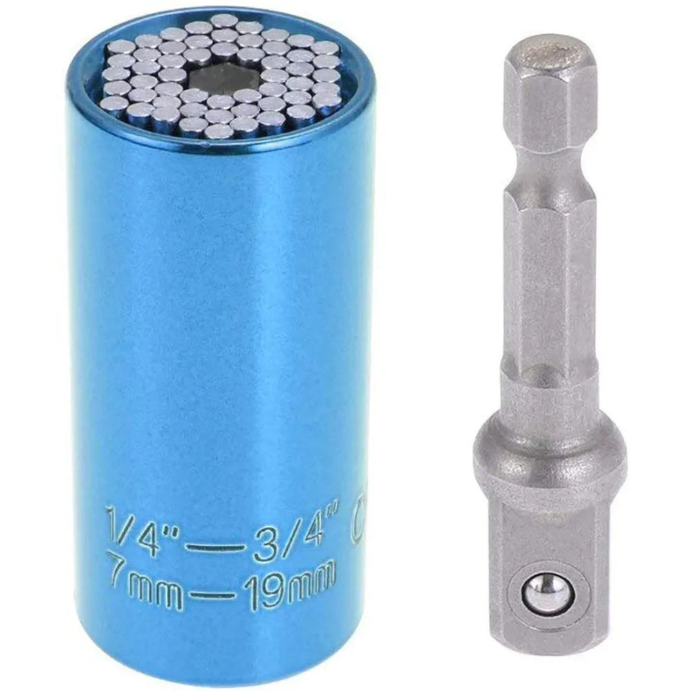 Universal socket tool metal construction 52mm x 25mm multi-size for repairs