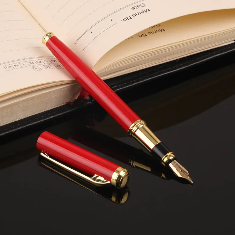 Metal rollerball pen 0.5mm fine nib black colour with alternative ink system