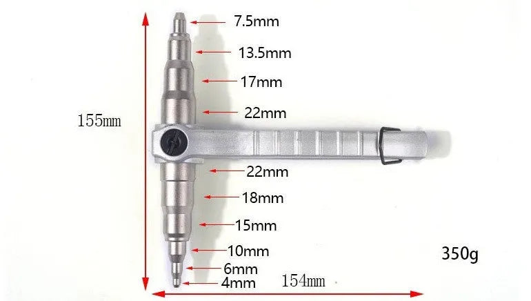 PR 02-008 manual tube expander for air conditioning copper tubing 6-22mm