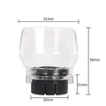 Transparent plastic safety cover for Delta grinder with 17.5-19mm thread port