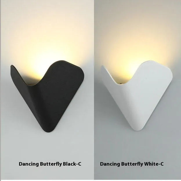 Black bird's nest design LED lamp with IP65 waterproof rating for courtyard and bedroom use