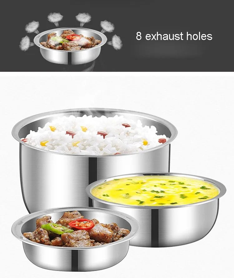 USB-powered electric lunch box showing two-layer design with heating element