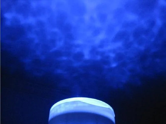 Blue ocean LED projection lamp for wall and ceiling illumination