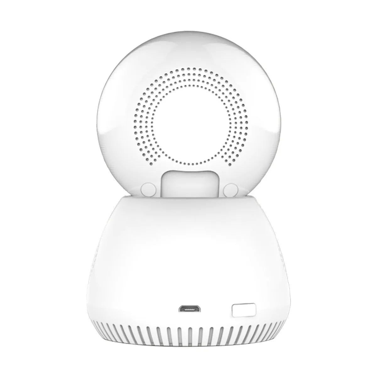 White wireless camera with head shaking machine