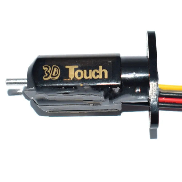 3D Touch sensor for 3D printer auto bed levelling, black plastic probe with dimensions 20 by 10 by 3.7 cm