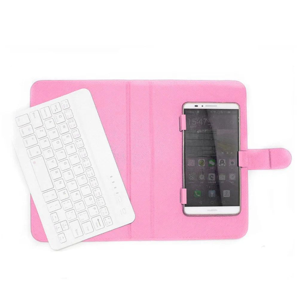 Bluetooth wireless keyboard and protective case set for tablets and mobile phones in multiple colour options