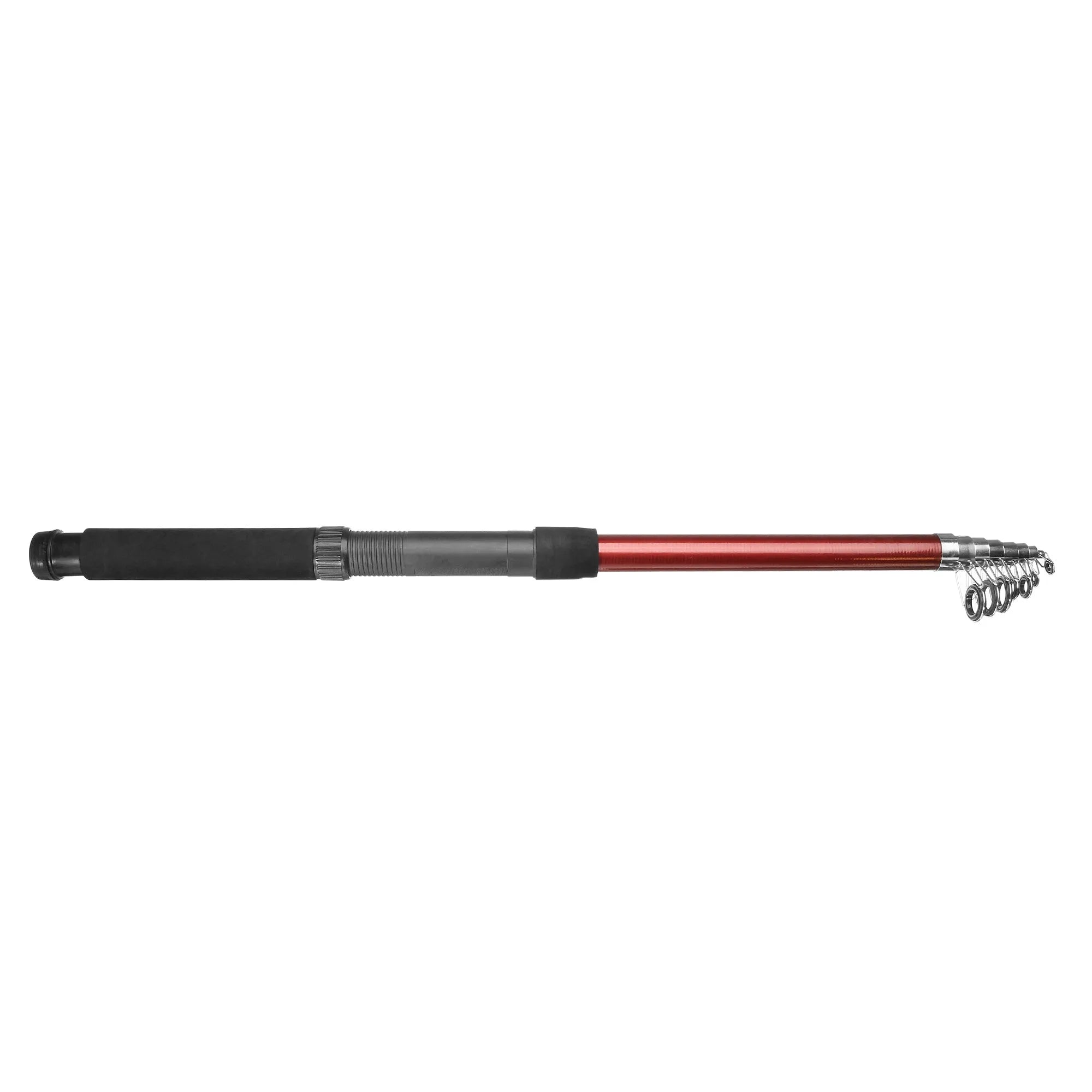 LED fishing rod light with telescopic pole showing 96 white LEDs and remote control