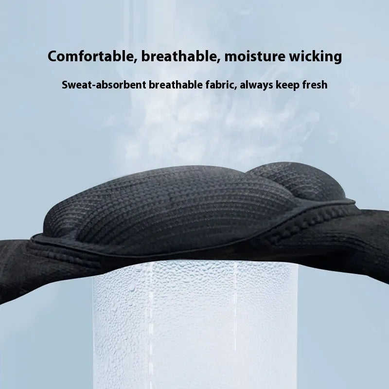 Black and blue thick sponge knee pads for dance, volleyball, hiking and winter sports protection