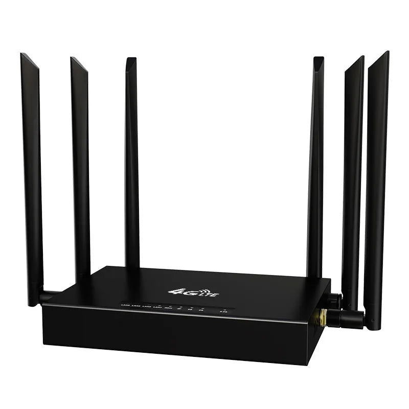 Industrial-grade iron box 4G 3G router with removable design measuring 29.5cm by 25cm by 5cm