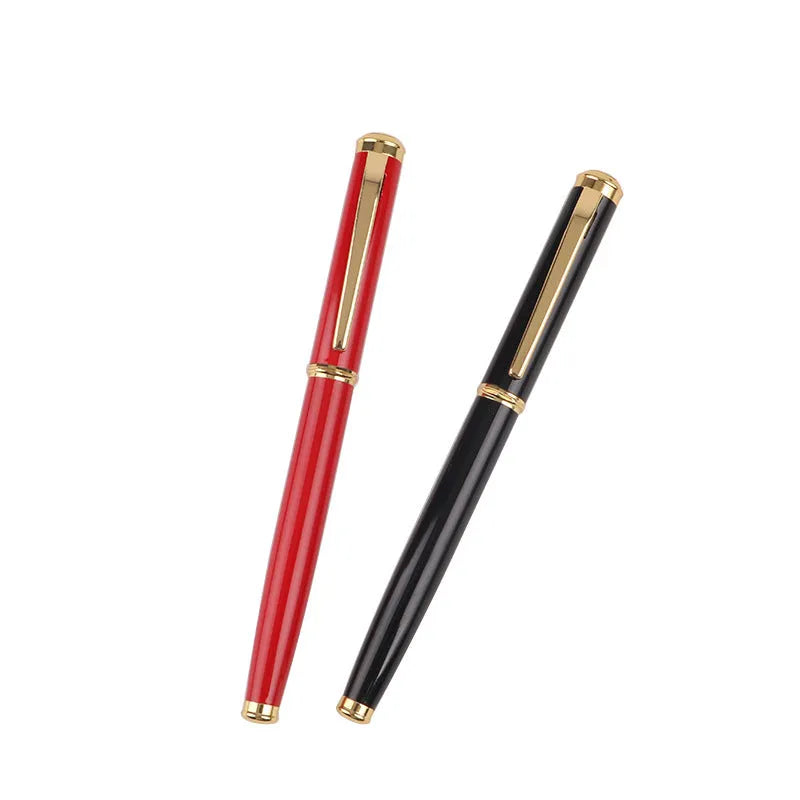 Metal rollerball pen 0.5mm fine nib black colour with alternative ink system