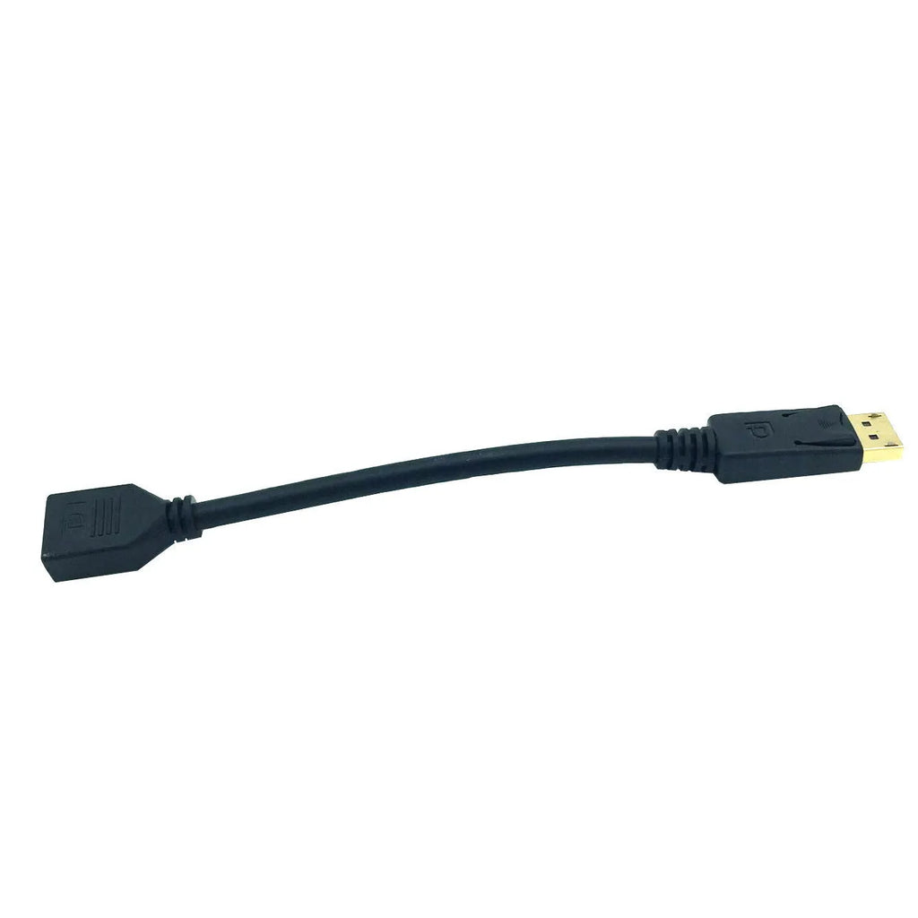 DP male to female extension cable 0.3 metre black DisplayPort