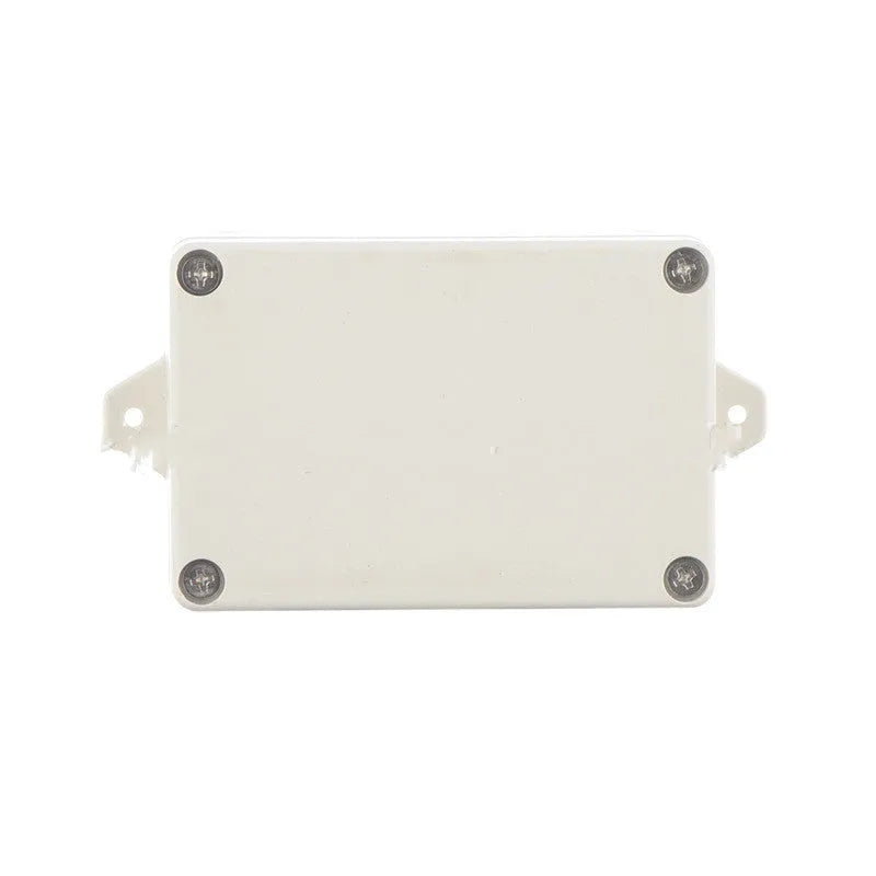 F4B-1 white ABS plastic waterproof instrument enclosure box for electronics.