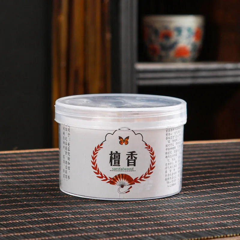 Set of 40 small half-handmade incense coils in nine scent options including sandalwood and agarwood