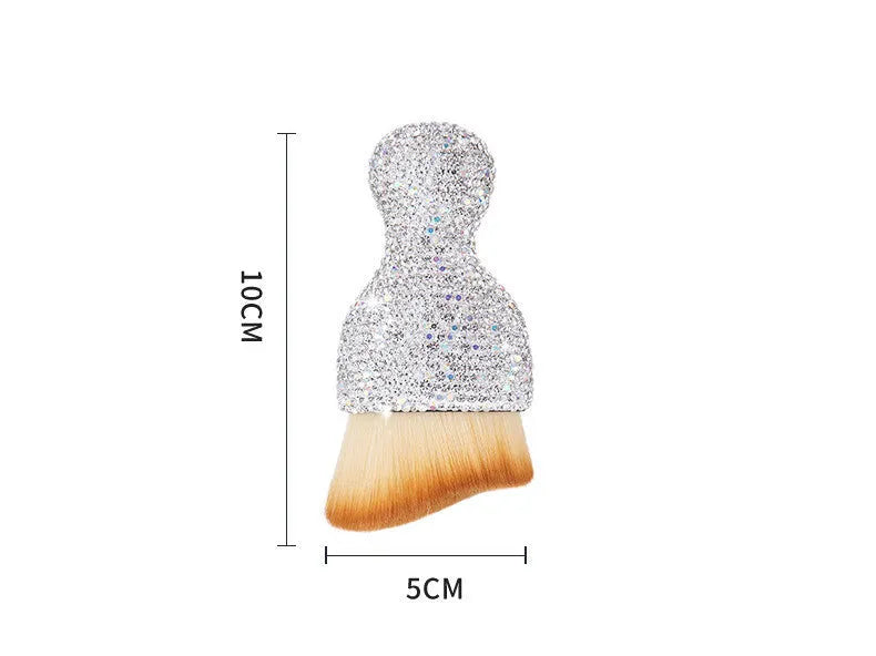 PVC car interior cleaning brush with soft bristles for dashboard and vent dust removal