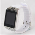 DZ09 sports smart watch with black TPU strap and 1.56-inch touch screen