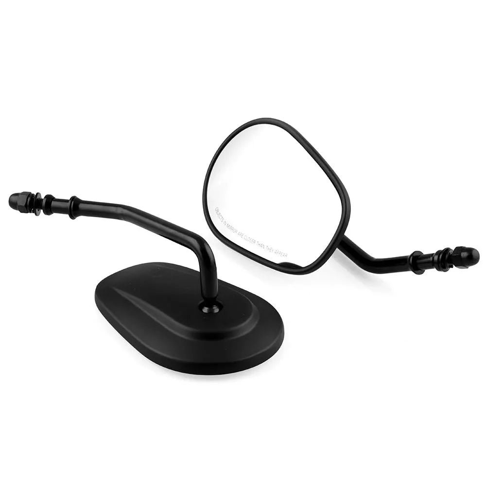 Black aluminium alloy motorcycle rearview mirror 27x12x8.5 cm for Harley-Davidson XL
