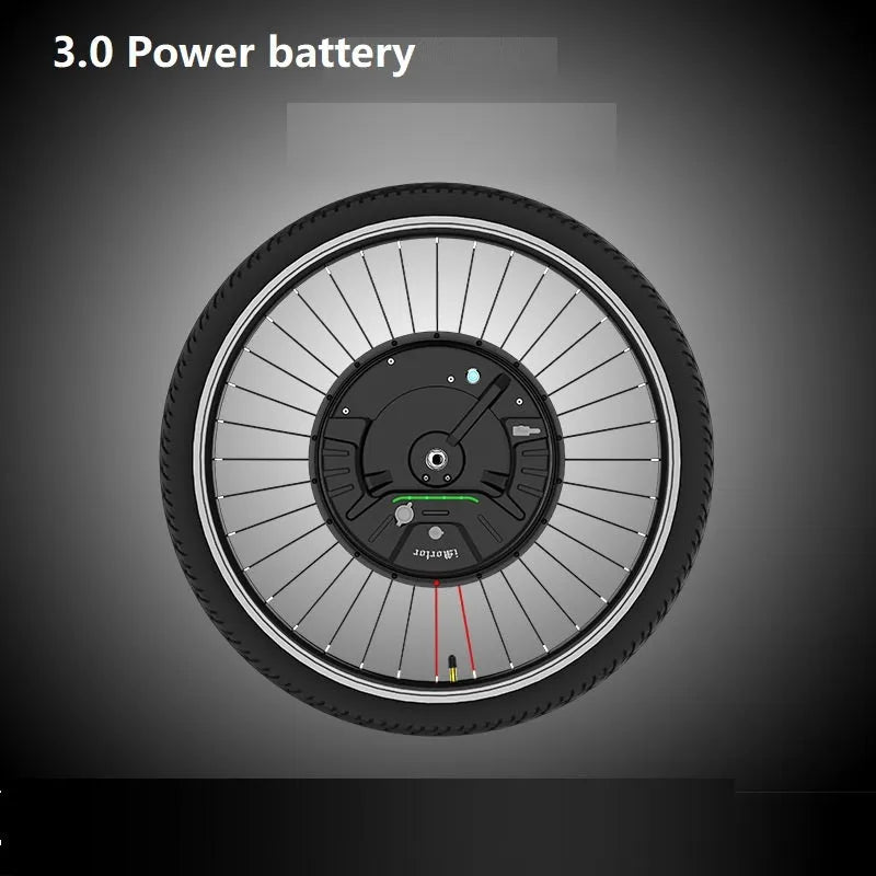 Micro-power bicycle conversion kit for 26-inch wheels with lithium battery and charger