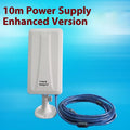 White high power USB wireless network card with USB Type connector