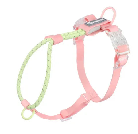 Solid colour PVC dog leash hand holding rope in dark red purple yellow and taoyao green options