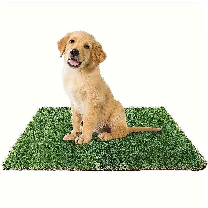 Washable artificial grass dog toilet training mat in three sizes for indoor use