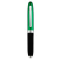 EVA metal cap mini ballpoint pen with 1.0mm tip in compact 112mm size