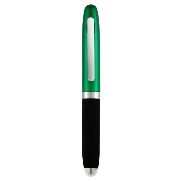 EVA metal cap mini ballpoint pen with 1.0mm tip in compact 112mm size