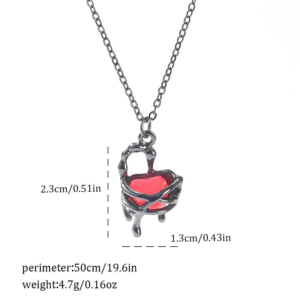 Halloween spider bat necklace with electroplated zinc alloy pendant showing gothic design options