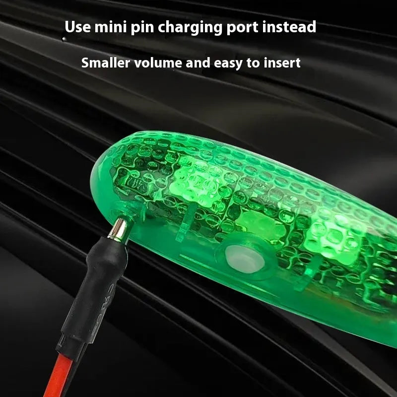 V3 wireless charging waterproof navigation light for RC car boat and aircraft models showing 43mm size