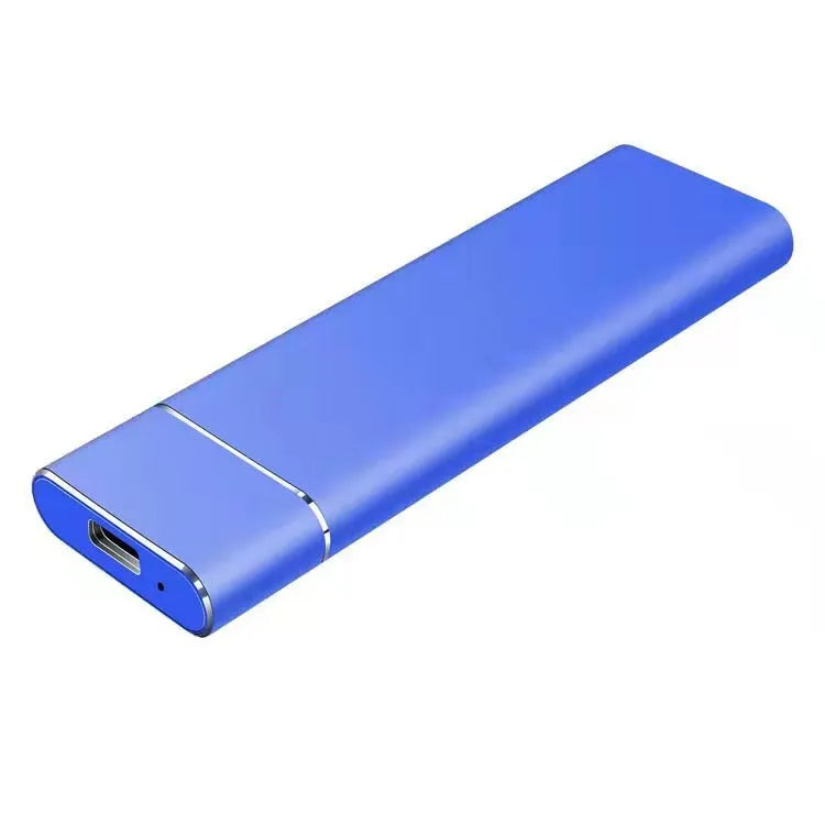Ultra-thin metal 6TB portable external hard disk in black, blue, orange, red, or silver colour with data cable