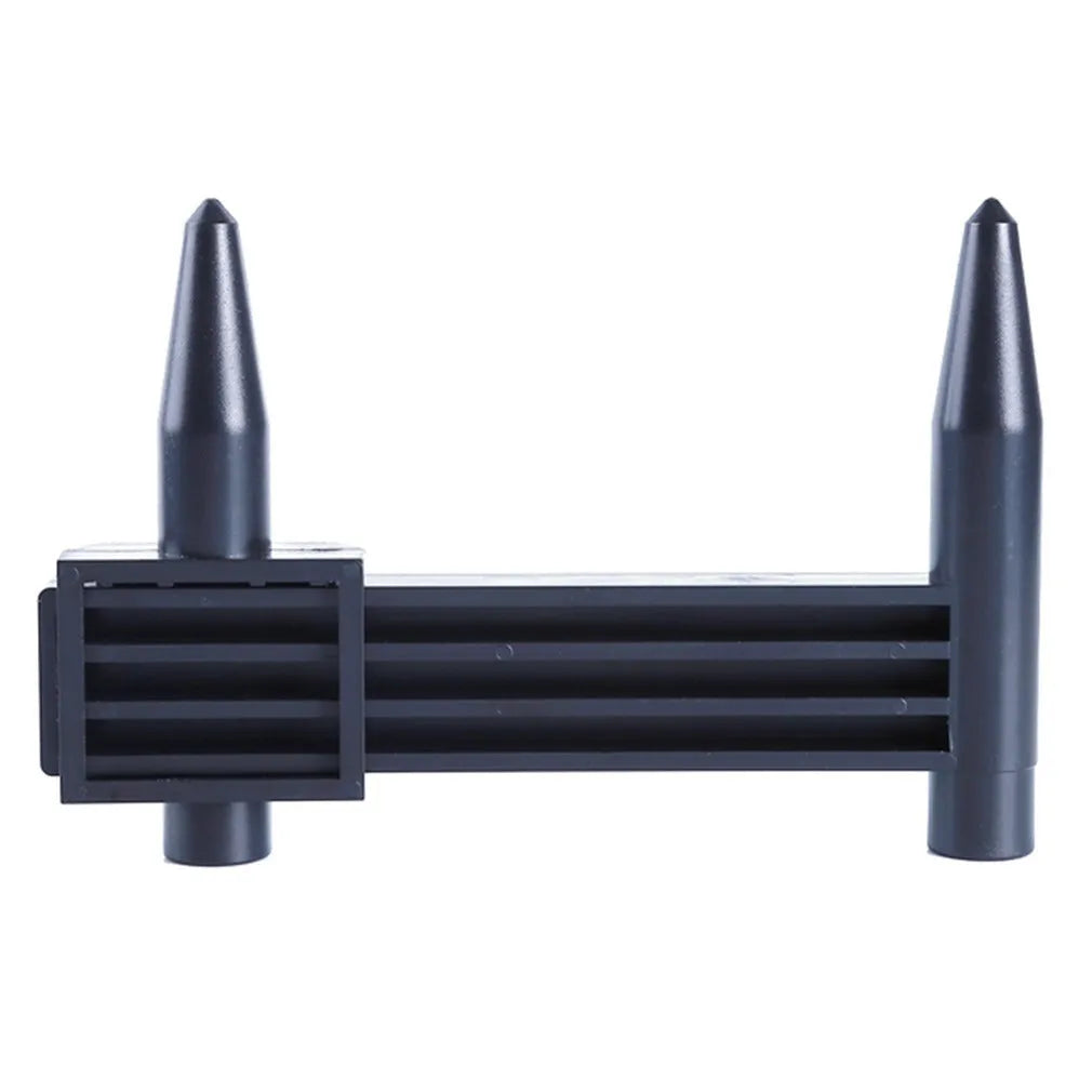 Digital hole distance measuring tool with plastic construction and 18cm length for wheel hub measurement