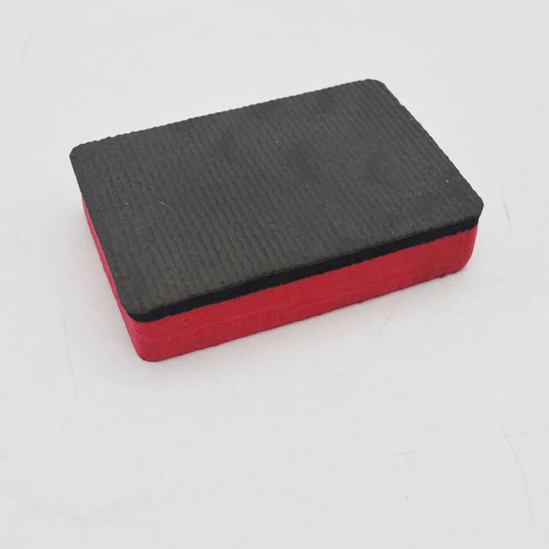 Car wash sponge magic clay rub in EVA material, 8.5x5.5x2cm, red colour option