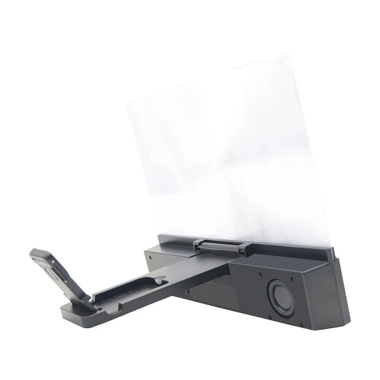 Mobile phone screen amplifier with 12-inch display, ABS housing and high-definition acrylic lens