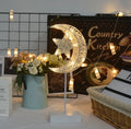 Rattan constructed LED decorative light in star shape with battery operation for room lighting