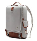 Men's modern Korean style backpack in Oxford cloth, showing large capacity and colour options.