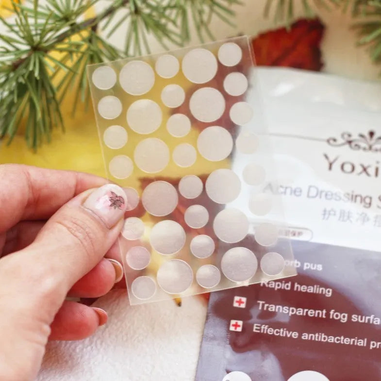 Acne dressing spot patch 0.1mm invisible sticker in red colour with 36-count pack